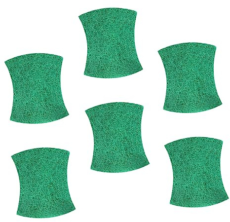 Healeved 6 Piezas Paño de Cocina Estropajo de Cocina Reusable Estropajos Verdes para Limpieza del Hogar para Platos y Ollas