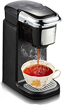XFZJCHAP Coffee machine Capsule coffee machine Automatic multi-function small coffee powder tea maker suitable for home office use (Color : Black, Size : One size)