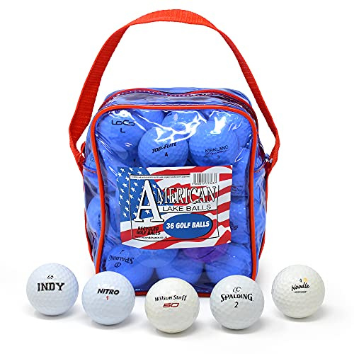 Second Chance 36 Pelotas de Golf con Bolsa de Almacenamiento