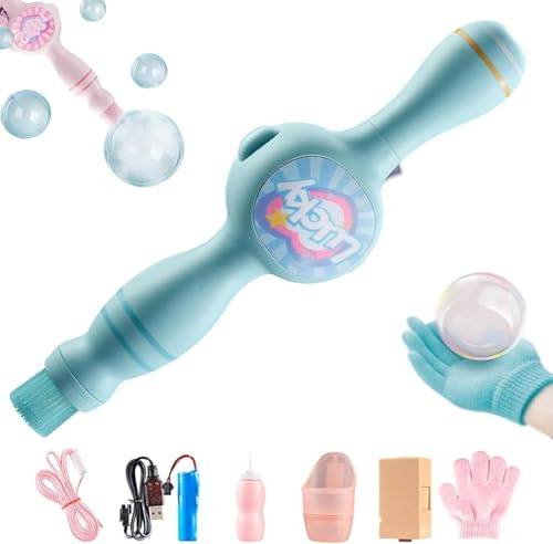 Elastischer Blasen-Nebelstab, bunte Rauch-Magie-Blasenmaschine, Nebelblasenmaschine, neue magische interaktive Nebelblasenmaschinen für Partys, mit elastischem Raucheffekt, leichtes Design