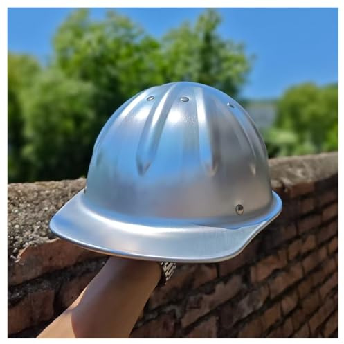 DHNDSDP Alu-Legierung Bauhelm Bauhelm für Den Baustahlbergbau Leicht und Wärmeableitend 4-Punkt-Befestigung Liner Abnehmbar Verstellbare Vorrichtung 3 Farben Erhältlich