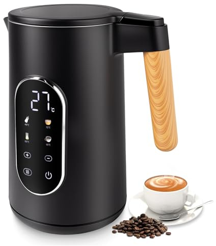 Carehabi Bouilloire Electrique Temperature Reglable 1.7L Bouilloire Electrique