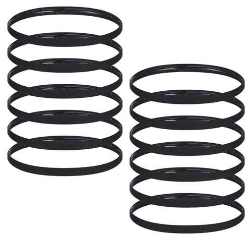 YUXIANLB 12 Stück Elastisch Haarbänder, Dünnes Haarband Herren und Damen Yoga & Workout Headbands Atmungsaktiv Schweißband Anti-Rutsch Sport Thin Stirnbänder für Laufen Radfahren Tennis Fußball Joggen