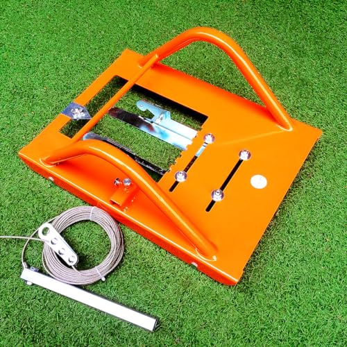 JXYQ Artificial Grass Cutter Tool,Turf Installation Tools,Lawn Wire Cutting Tools,for Lawn Setup and Maintenance (Orange)