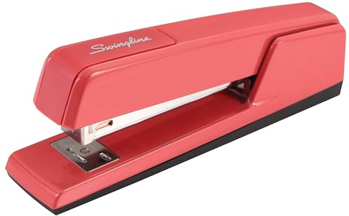 Swingline 74718 747 Klassisk häftapparat - 20 ark kapacitet - 210 häftklamrar kapacitet - 1/10,2 cm klämma storlek - vinröd