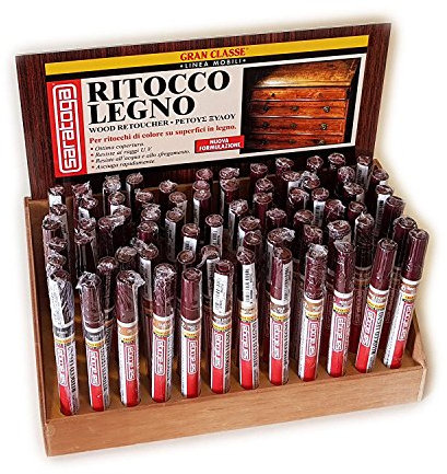 Saratoga RITOCCO LEGNO 10ML pennarello paint marker colore Noce scuro