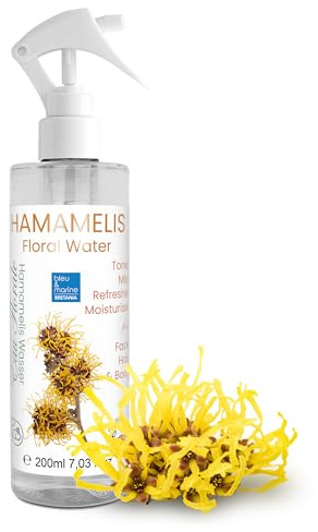 bleu & marine Bretania Häxhaselvatten 200 ml – Ekologiskt Ansiktsvatten för Fet Hud – Naturlig Ansiktsmist – Vegansk Hudvård med Rena Ingredienser för Ansikte, Kropp, Hår & Naglar