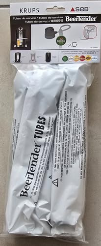 SEB Lot de 2 sachets de 5 Tubes de Services pour Tireuses à Bière Beertender