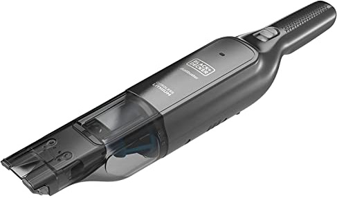 BLACK+DECKER Akku-Handstaubsauger Dustbuster Slim HLVC320J11 (12V, 2.0Ah, beutellos & kabellos, mit integrierter XXL-Saugdüse, inkl. Ladekabel, Fugendüse und Polsterbürste)