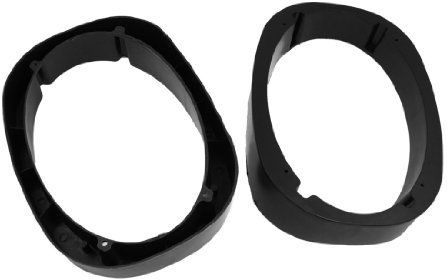 Ruilogod Universal-6 x 9 Oval Lautsprecher Verbreiterungen Adpater 47mm Tiefe 2 Stk
