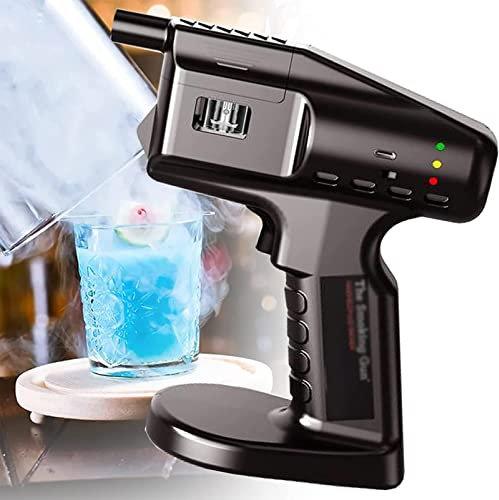 RayGenius Smoke Introducer, Mini Smoker, Portable Electric Cold Smoke Generator for Food, Cocktails, Meat, Drinks, Steak with Cup Lid
