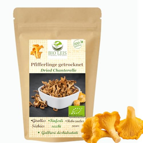 BIO Pfifferlinge getrocknet 200g I Pfifferlinge aus Wildsammlung I 100% Natürlich I 1A Qualität (200 gr)