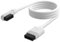 Corsair iCUE LINK Slim Cable - 1x 600mm Straight/Slim 90° - Blanc