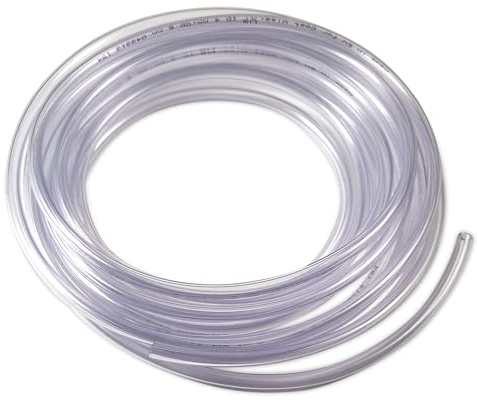 MYPURECORE 10M Clear Aquarium Airline PVC Food Grade Tube - 4/6MM Oxygen Tubing for Fish Tanks, Soft Aquarium Tubing Air Hose, Air Pump Accessories.