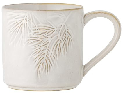 Bloomingville Winter Tasse, Natur, Steingut, T8,5xH8,5 cm, 300 ml