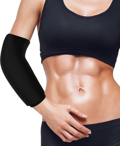 Tolenre Kühlpads für Ellenbogen- und Knie Verletzungen, Flexibler Kühlakku Gel für Knie, Ellenbogen, Knöchel, Wade, Arm, Oberschenkel, Kniesehne(Schwarz, M)