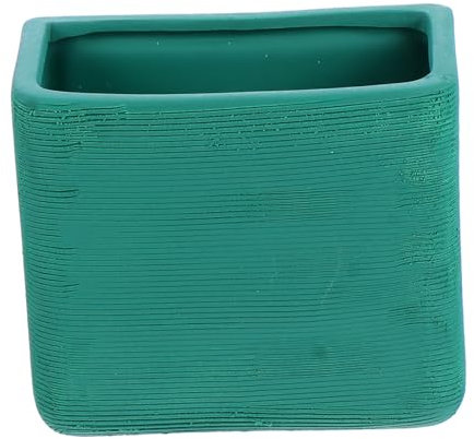 Sosoport Geometrischer Wandtopf Keramik Kreative Wandvase Für Sukkulenten Kakteen Und Kräuter Für Wohnzimmer Garten Und Design Grün