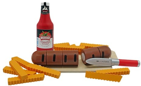 Tanner - Der kleine Kaufmann DEKO - Bratwurst mit Pommes und Ketchup