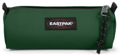 EASTPAK BENCHMARK SINGLE, Astuccio Verde Tree, Scomparto Singolo con Zip, 100% Nylon