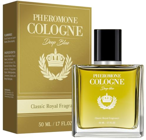 Pheromone Perfume for Men, 50 ML Luxury Cologne for Men To Attract Women, Long-Lasting & Unique Fragrance, Premium Pheromone Cologne For Men Show Your Handsome Charm