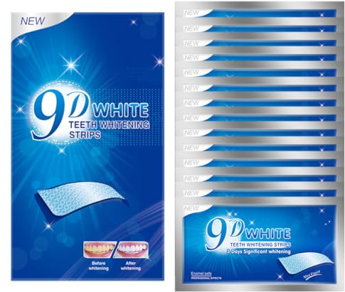 28 strisce sbiancanti professionali per denti per sbiancamento e pulizia, sbiancamento rapido, cura delicata dei denti, rimozione delle macchie profonde e cura sicura dei denti