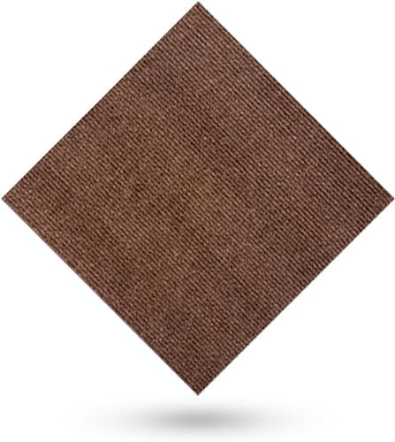 Moqueta autoadhesiva, Losetas de alfombra, baldosas cuadradas antideslizantes for pelar y pegar, for el hogar, oficina, decoración del multiusos, alfombras protectoras for pisos(Brown,4pcs 30*30cm)