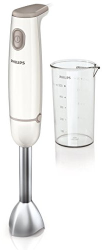 Philips, HR1604/00, Mixer ad immersione ProMix, acciaio Inox, Bianco/Grigio