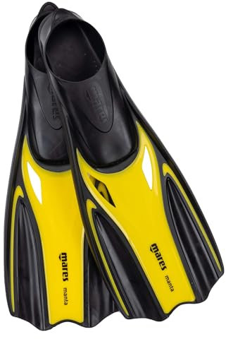 Mares Manta Vollfußflosse Schnorchelflosse (Yellow, 38/39)