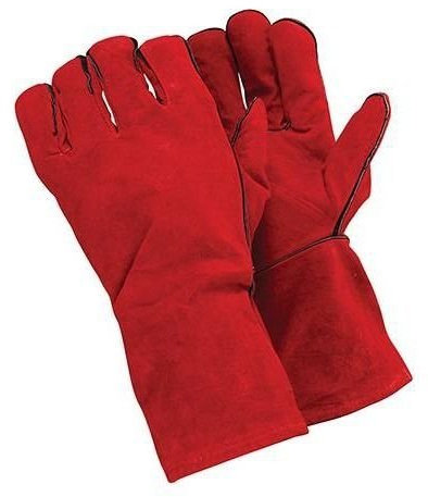 WELDERS GAUNTLETS PALM THICKNESS 1.2 MM GLOVES 330 MM SAFETY DIY WELDING P340