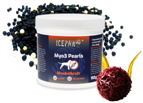 ICEPAW Myo3 Pearls -Muskelaufbau bei Hunden, besonders für Turnierhunde geeignet 1 x 150g