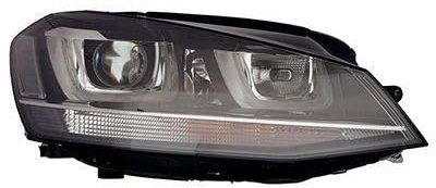 Fanale anteriore destro Xenon D3S + H7 per Volkswagen Golf 7 di nov 2012 ha 2017
