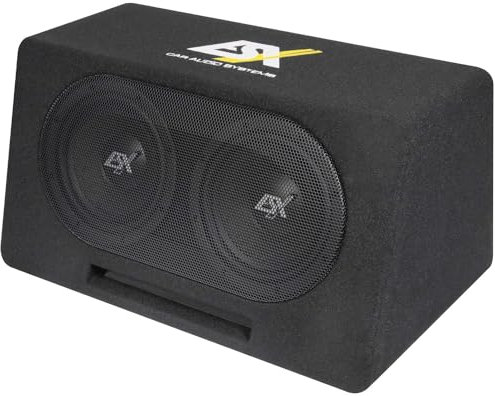 ESX DBX208Q | 2 x 20 cm (8') Dual-Bassreflex Subwoofer Gehäuse System