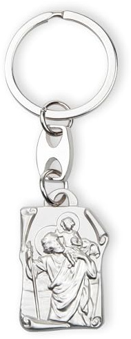 Fritz Cox® Schutzpatron der Reisenden - Heiliger Christophorus als Schlüsselanhänger und Medaille