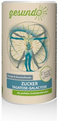 gesundo Tagatose-Galactose Pulver - 100% natürliche Zuckeralternative - 250g Dose