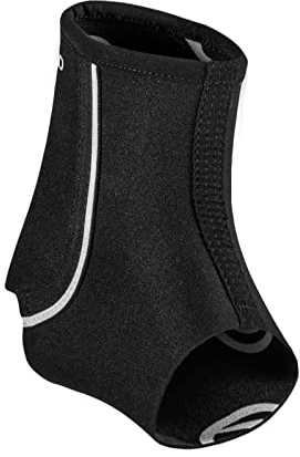 Rehband Knöchelbandage aus Neopren, Bandage für Knöchel und Sprunggelenk, Farbe:Schwarz, Größe:XS