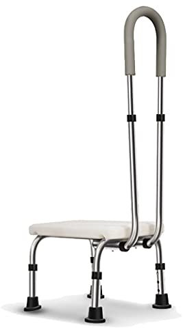 Detachable Height-Adjustable Handrail Bathtub Step Bath Stool Lightweight and Portable, Bath Stool Entry Aid Tub Stool Non-Slip Step Stool for The Elderly, The Disabled