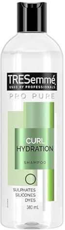 TRESemmé Pro Pure Curl Hydration Shampoo silicone, dye, sulphate free for curly hair 380 ml