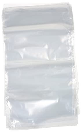 KICHOUSE Schrumpffolie Schrumpfbeutel Siegelbeutel Transparent Pof Kunststoff 200 Stück 8x15cm Reißfest Praktisch Klar für Lebensmittel Verpackung Schuhe Weinflaschen Kosmetika Bastelarbeiten Haushalt