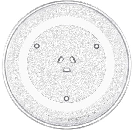 SPARES2GO Universal Microwave Turntable Plate 6 Lug Fixing Y Type Glass Dish Tray (11.5 / 28.8cm / 288mm)