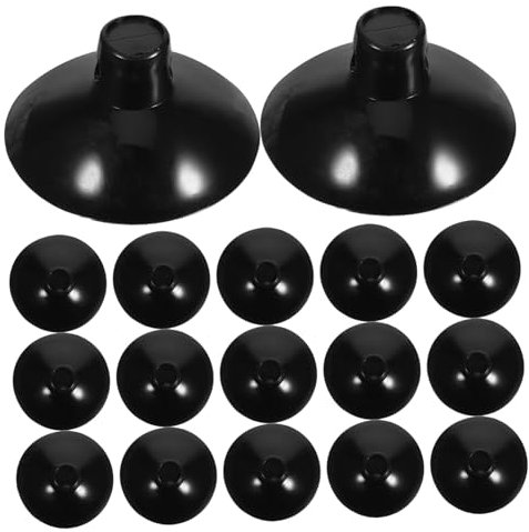 MAGICLULU 20pcs Anti-Vibration Suction Cup Cable Management Clips Flat Top Open Clamp for Smooth Surfaces Reusable Cord Holders for Home Office