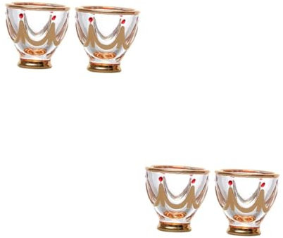 Gatuida 4piezas Copa De Para De Unidades Diseño y Elegante Bodas y Celebraciones