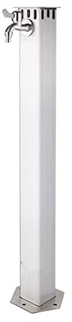 ZATTYDV Colonna Rubinetto in Acciaio Inox per Esterni, Giardino, Colonna d'Acqua Multifunzionale, Cortile, Giardino, Colonna, Fontana, WeatherAnd, Colonna Rubinetto, FO