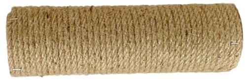 VERDANVERSE Poste Rascador para Gatos de Interior de Cuerda Natural Madera Maciza 7 Cm X 35 Cm Recambio para Rascador DIY Gatos Domésticos
