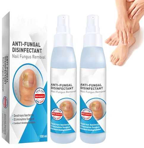 100ml Fußpflege-Spray, Nagelpflege Spray, Unterstützt Ein Verbessertes Fußklima - Fußspray - Fuß-Behandlung - Pflegt Haut & Nägel, Feuchtigkeitsspendend Und Glänzend Für Die Nagel- Und Fußpflege (2)