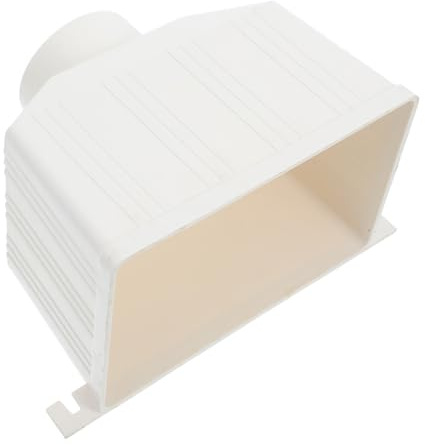 UKCOCO Deviatore Per Grondaia Pvc 75x50 Mm Per Drenaggio Acqua Piovana Villa, Connettore Grondaia Esterno Resistente Per Protezione Fondamenta Casa