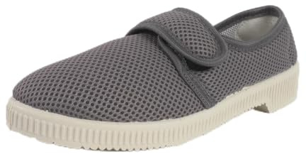 JOMIX Zapatillas de Casa Hombre con Cierre Autoadherente Malla Transpirable Apertura Amplia Ligeras y Cómodas Suela Antideslizante para Parquet Azulejo Ideales Pies Sensibles Mayores