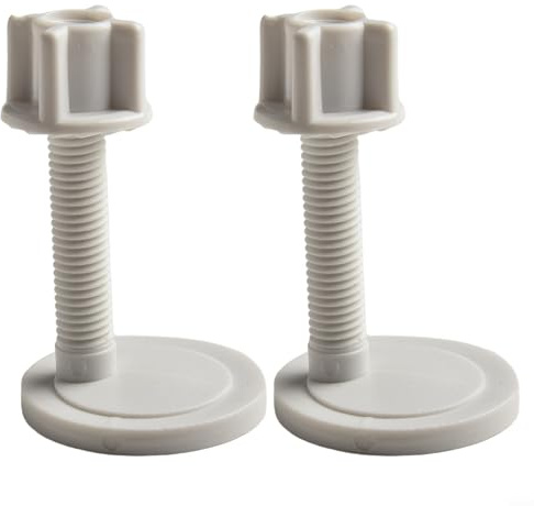 Set di 2 viti in plastica per coperchio WC per collegare il coperchio del water alla tazza del water utilizzando punti di montaggio standard