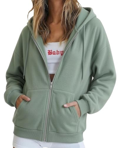 Övergångsjacka dam lång höst, huvjacka med fickor lösa huvtröjor | Huvtröja med dragkedja streetwear huvtröja jacka lätt löparjacka enfärgad sweatjacka fitness cardigan