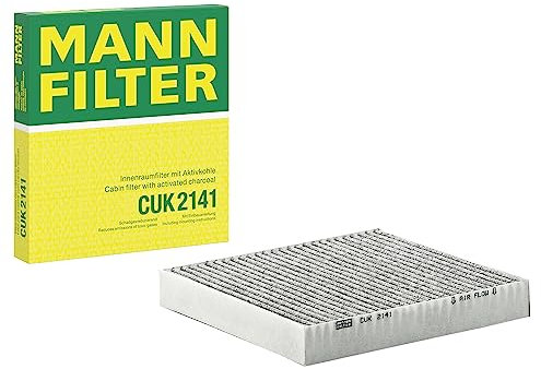 MANN-FILTER CUK 2141 Filtro de aire de cabina - Filtro de Polen con Carbón activado - para Automóviles + Vehículos de transporte
