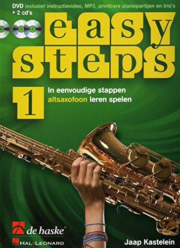 Verlag Hal Leonard MGB Easy Steps 1 - arrangiert für Altsaxophon - mit CD - mit DVD [Noten/Sheetmusic] Komponist: KASTELEIN JAAP